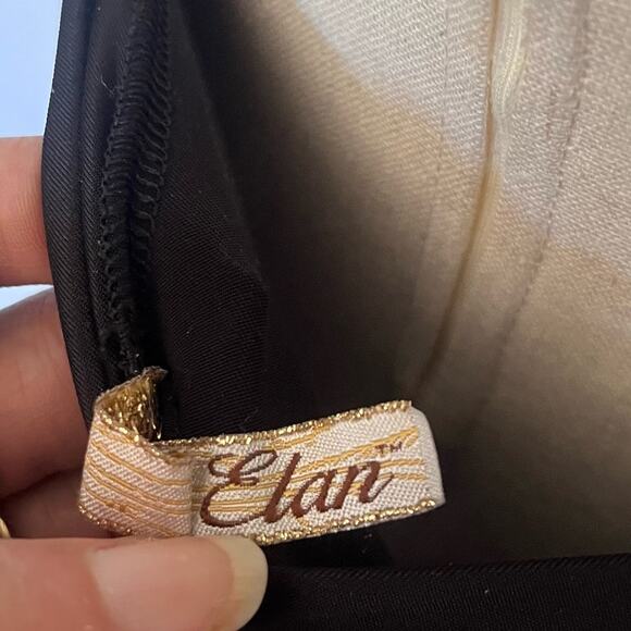 Elan Halter Dress OS Black Y2K Wide Sash Strap Boho Glam Festival Resort Elegant - Picture 7 of 9